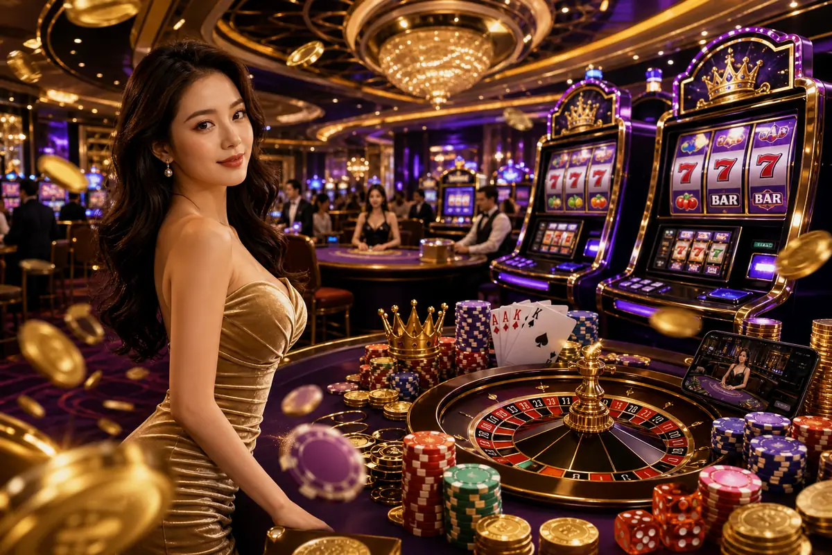 magnum88 Casino paparan meja live dealer